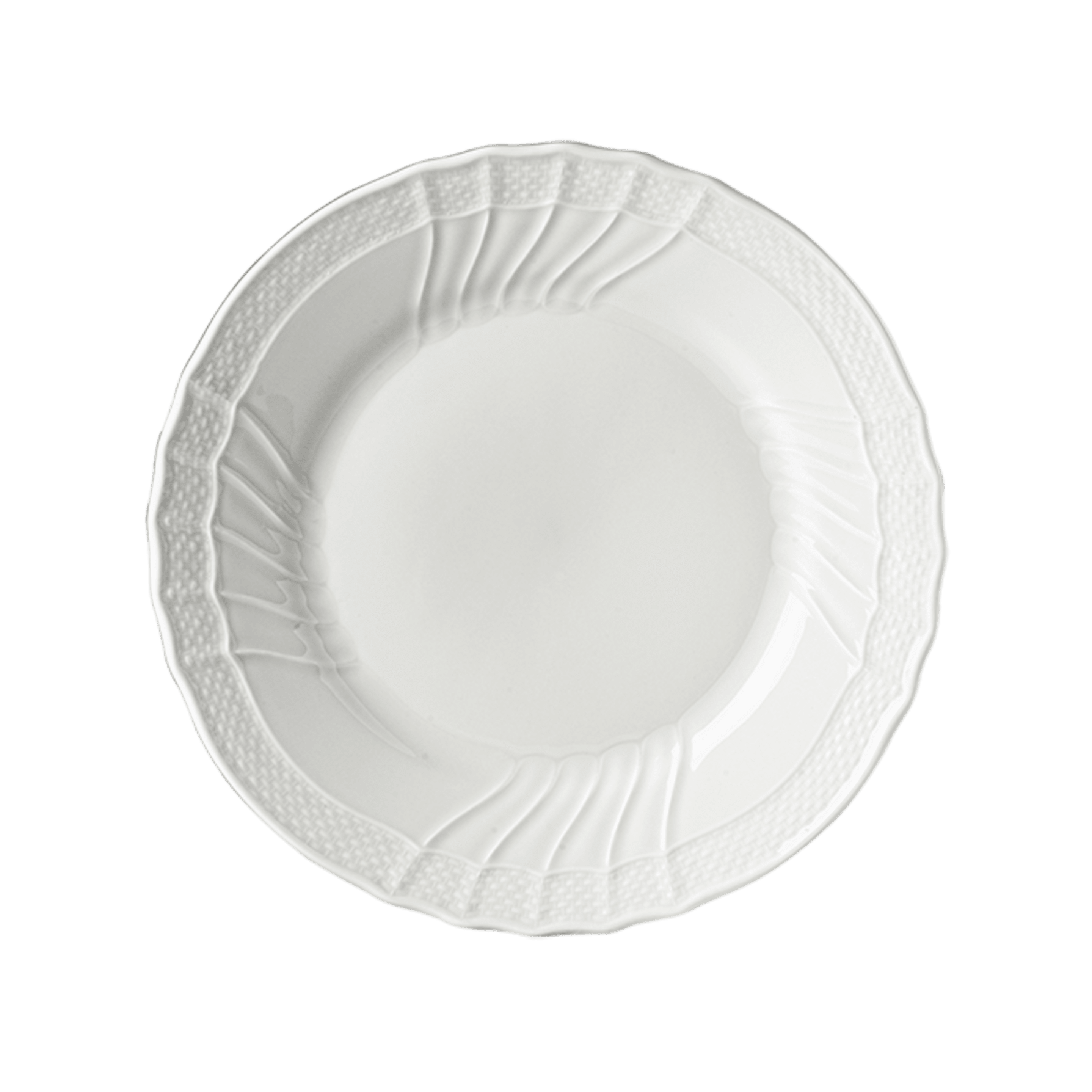 White porcelain bread plate. Vecchio Ginori collection.
Classic and traditional design and craftsmanship, the plate is made of the finest white porcelain worked with an embossed pattern. They are designed for refined table, dominated by the shine and whiteness of the white that highlights each course for an authentic gourmet journey. Vecchio Ginori is an expression of savoir faire and Italian craftsmanship and, with its classic versatility.