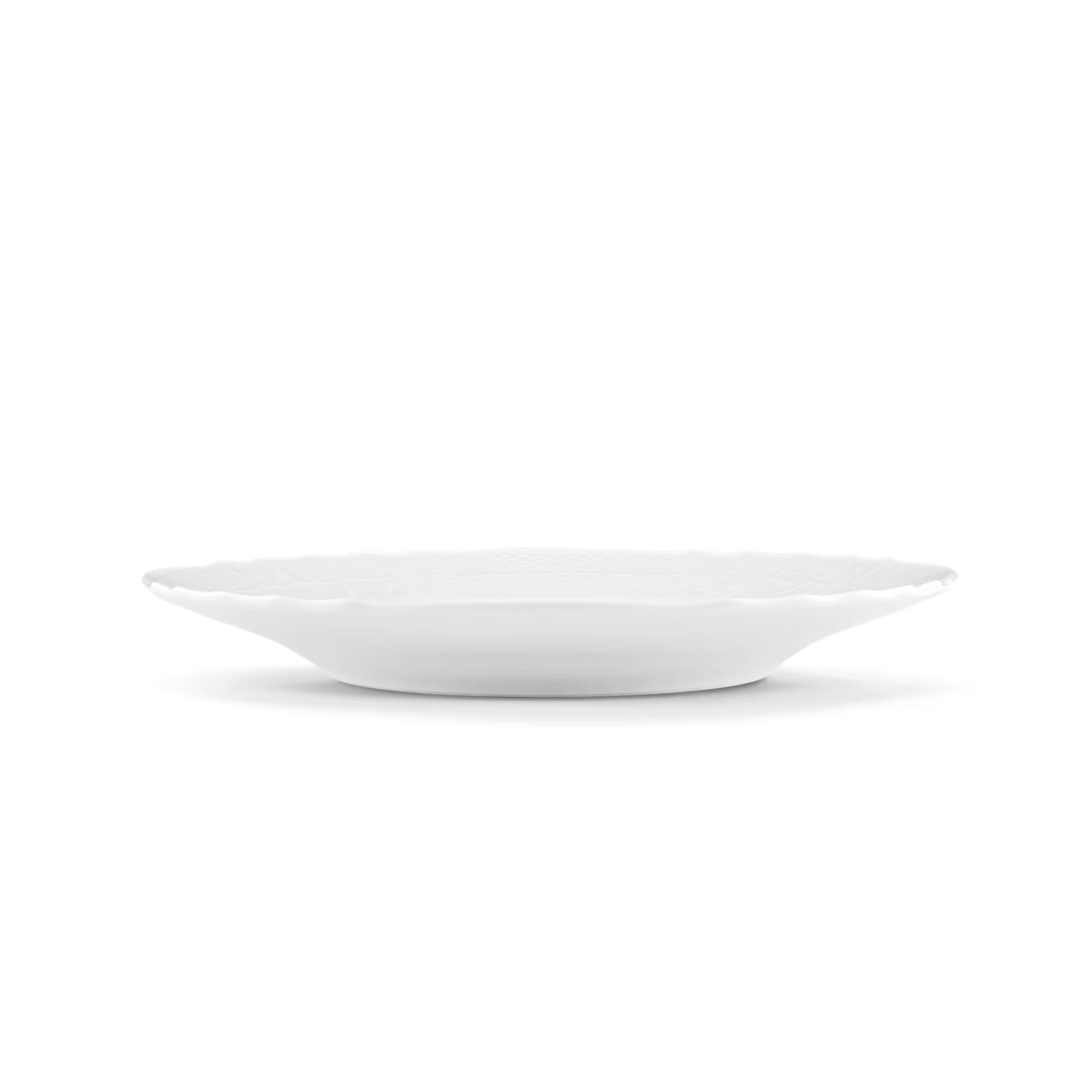 Ginori 1735 VECCHIO DINNER FLAT PLATE Flat plate in white porcelain. Vecchio Ginori collection.