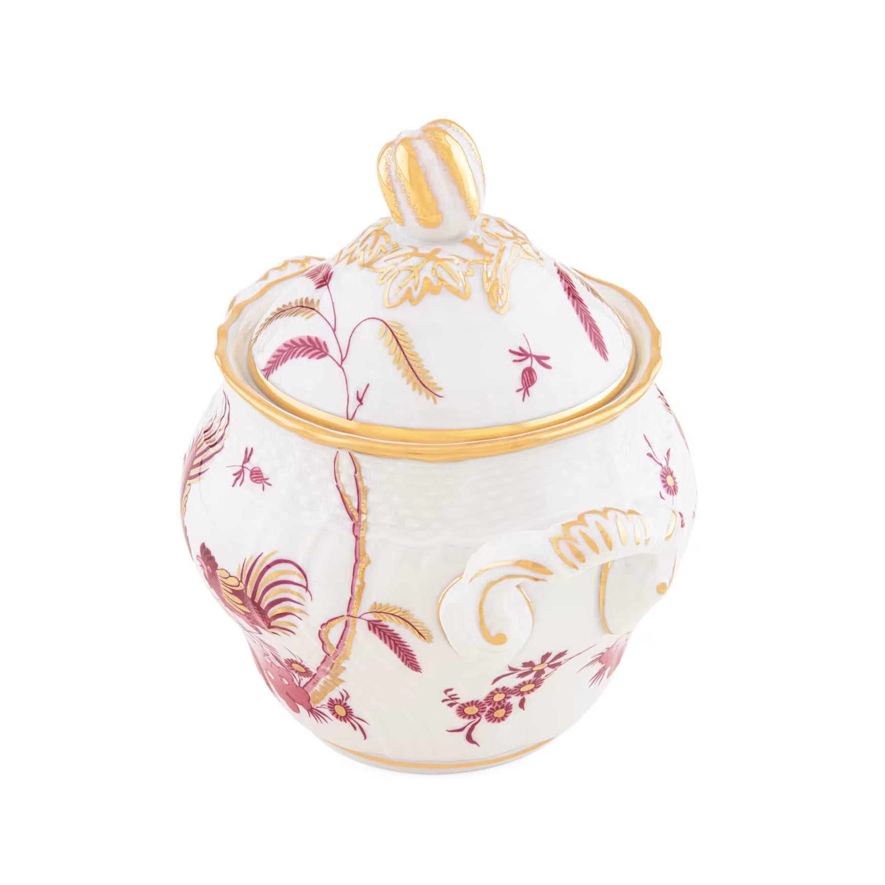 Suitable for any occasion, from the everyday breakfast to the most formal dinner, this designer sugar bowl brings a touch of royalty to tea or coffee time. Accompanied by artisanal cookies or a homemade cake, it will become the centerpiece of a refined and welcoming tableau.
For a complete service, pair it with soup, flat and dessert plates, and enhance it with cups and teapots from the same collection to create a perfect harmony on the table. Its versatility will make it possible to create customized sett