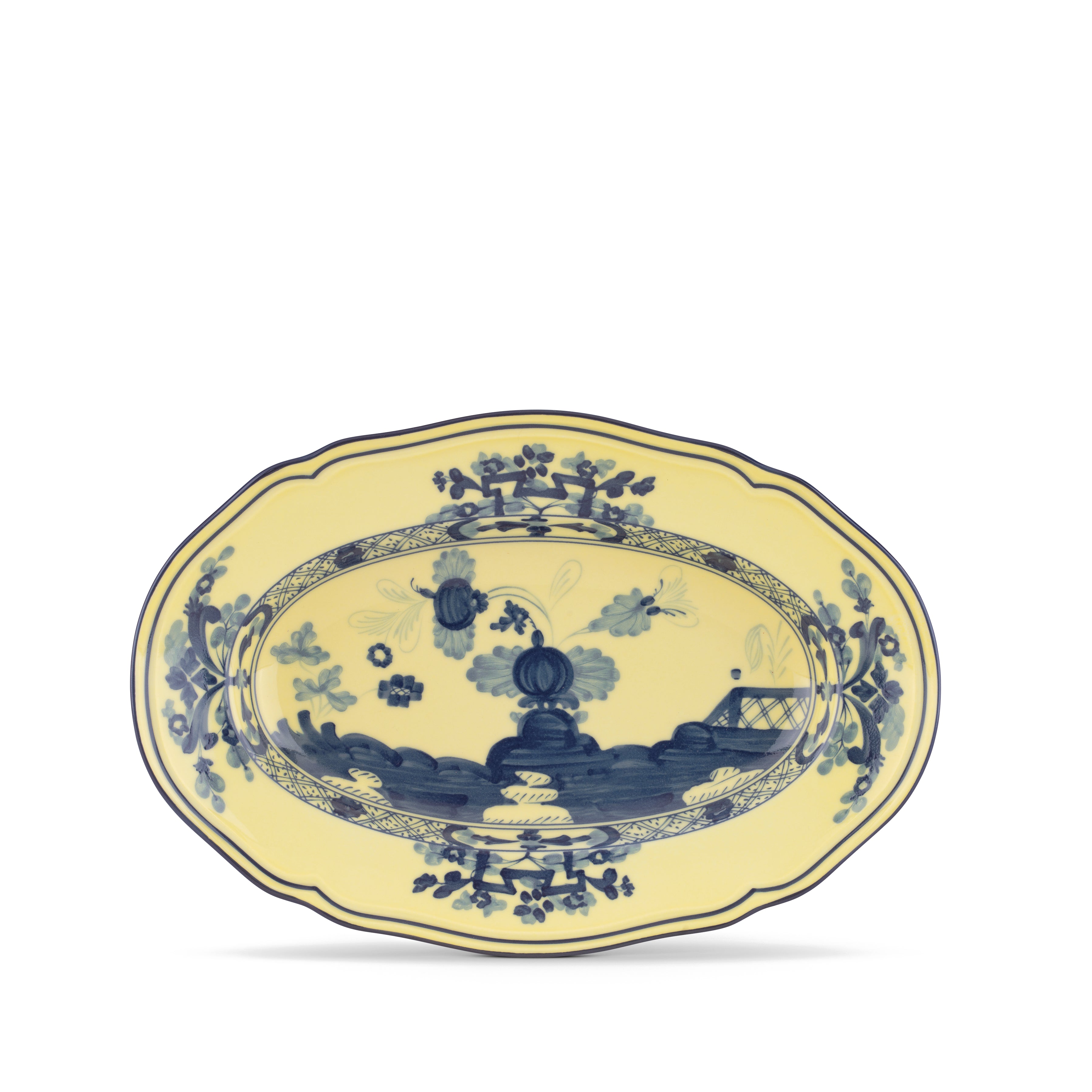 ORIENTE ITALIANO OVAL PICKLE DISH