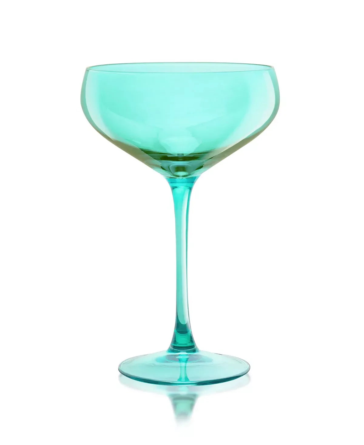 Part of the Carnival Collection by Qualia, the Coupe-Coupe combines whimsical color with timeless tabletop appeal, making it an eye-catching addition to any bar or table setting.