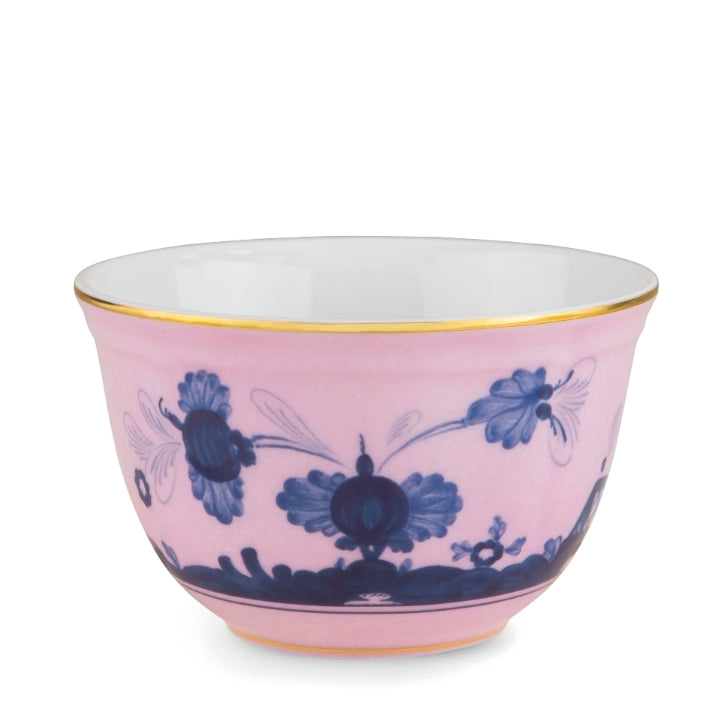 This remarkable Azalea Rice Bowl form the ORIENTE ITALIANO collection isn't just a vessel for soy sauce; it's a portal to history and artistry, a charming addition to your dining experience.