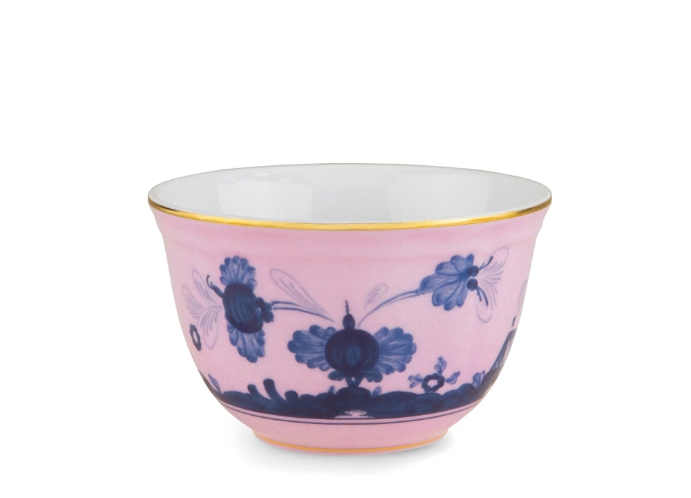 This remarkable Azalea Rice Bowl form the ORIENTE ITALIANO collection isn't just a vessel for soy sauce; it's a portal to history and artistry, a charming addition to your dining experience.