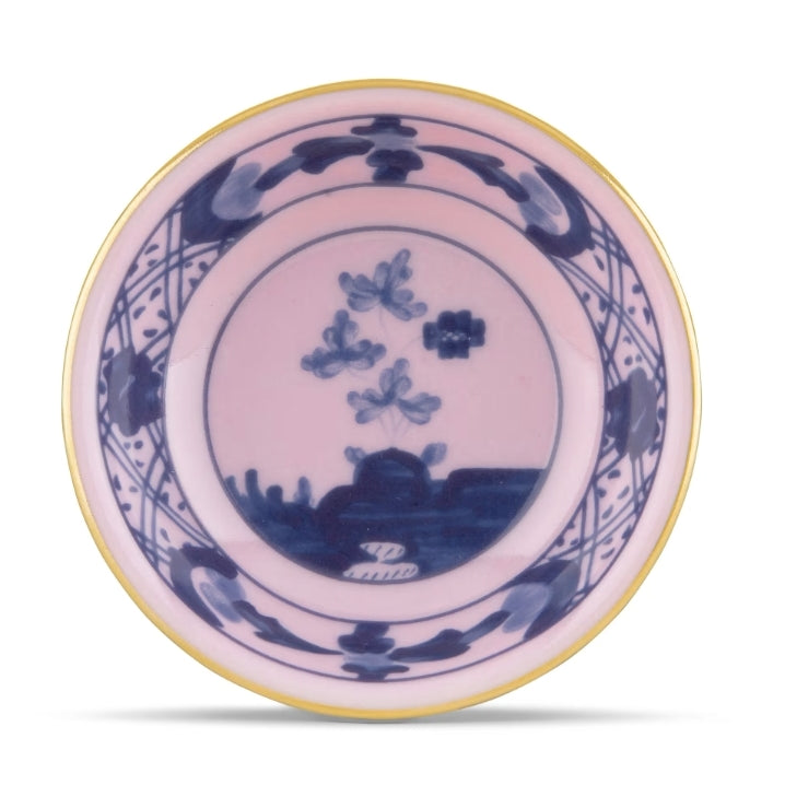 This remarkable Azalea (Light Pink with gold rim) cup isn't just a vessel for soy sauce; it's a portal to history and artistry, a charming addition to your dining experience.