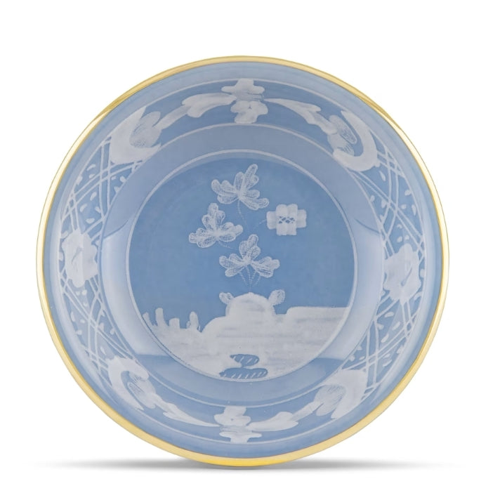 This remarkable Pervinca (Blue-violet with gold rim) cup isn't just a vessel for soy sauce; it's a portal to history and artistry, a charming addition to your dining experience.