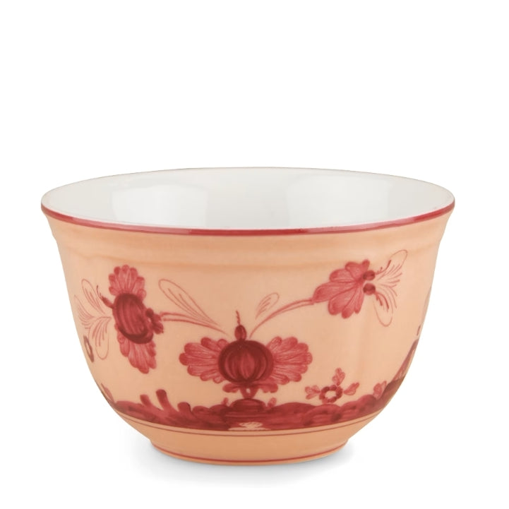 This remarkable Vermiglio Rice Bowl form the ORIENTE ITALIANO collection isn't just a vessel for soy sauce; it's a portal to history and artistry, a charming addition to your dining experience.