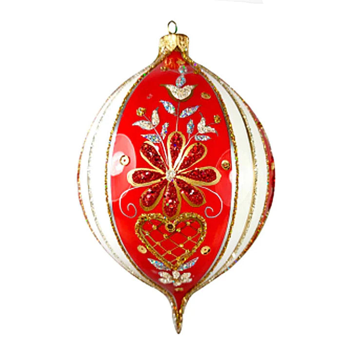 A _ Creation Takes 7 Days To Make. Being Handmade, Every Ornament Is Original And Truly A Work Of Heart. Size: 5 Inches