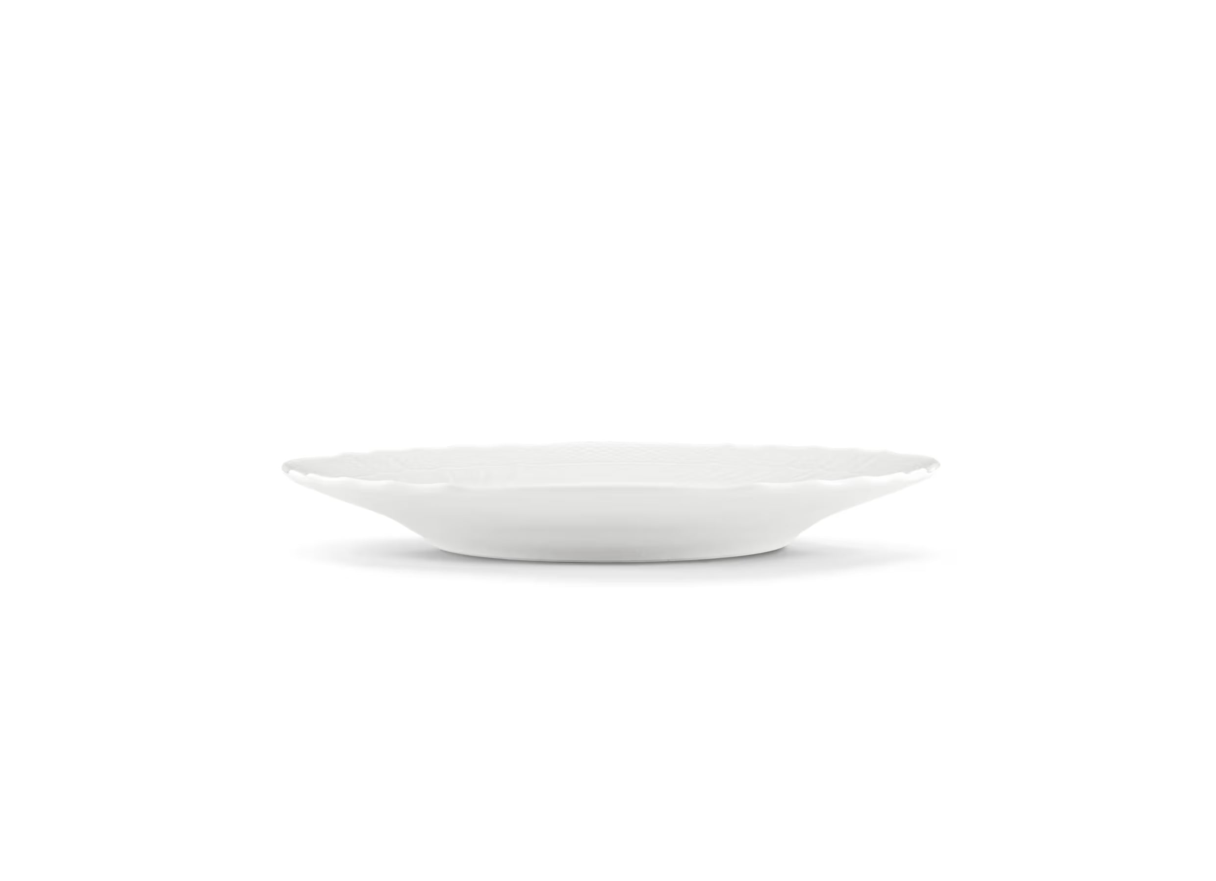 Ginori 1735 VECCHIO DINNER FLAT PLATE  Flat plate in white porcelain. Vecchio Ginori collection.