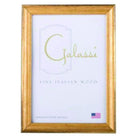 Gold picture frame with 'Galassi' branding on a white background