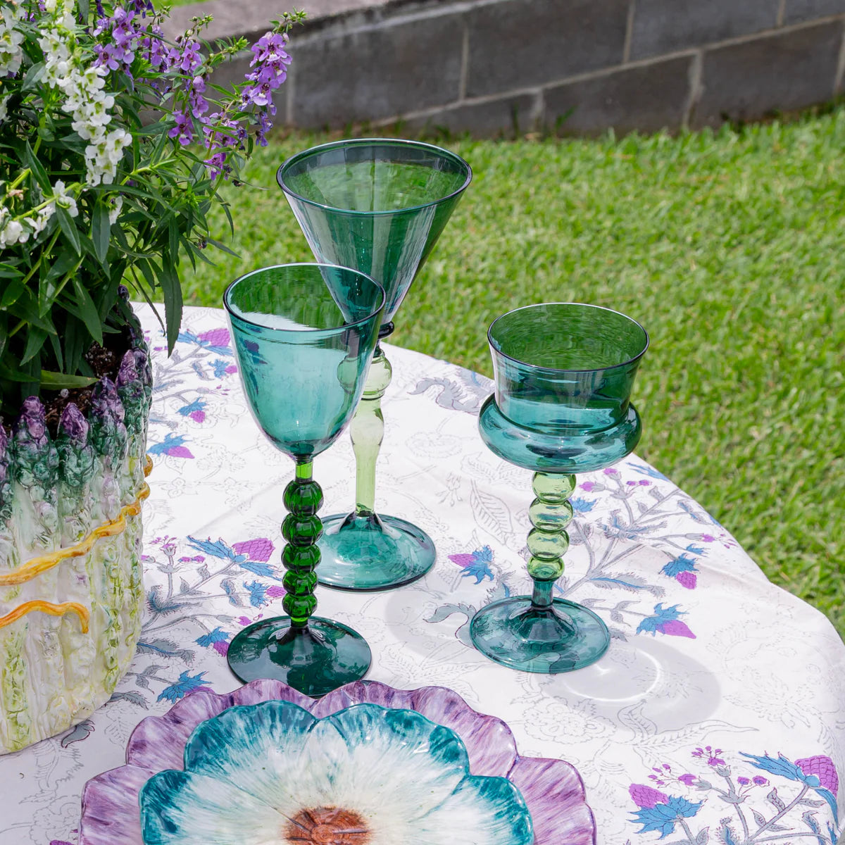 Palazzo Square Wine Glass - Thumbnail 5