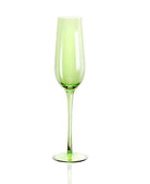 Add a touch of vibrant color and handcrafted elegance to your celebrations with the Qualia Carnival Champagne Flute. Mouth-blown from premium glass, this slender flute features a refined silhouette designed to beautifully showcase champagne, sparkling wine, and celebratory cocktails. Available in an eye-catching palette of purple, green, and pink, each flute brings a playful yet sophisticated accent to any tablescape.