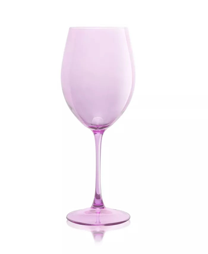  Add a touch of vibrant elegance to your table with the Qualia Carnival Purple AP Wine Stem. Beautifully handcrafted from premium glass, this mouth-blown wine glass features a rich purple hue and an elegant silhouette designed to bring color and character to any occasion.