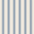 “Refined blue vertical stripes grace a warm beige backdrop, creating a timeless, tailored pattern that brings understated luxury and sophisticated charm to any setting