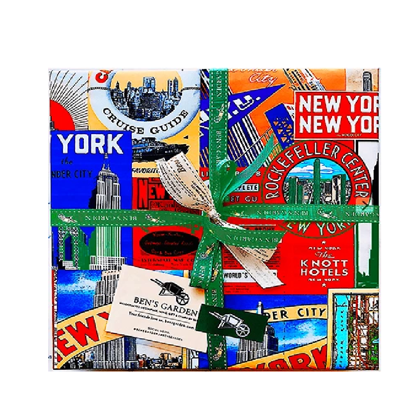 In the French tradition of decoupage, these bent-glass trays are handcrafted in our New York Studio. They feature vintage typeset on a natural cream background, and each is individually signed by Ben. Both practical and charming, Ben's signature decoupage is all food safe, wipe clean and the back side is felted