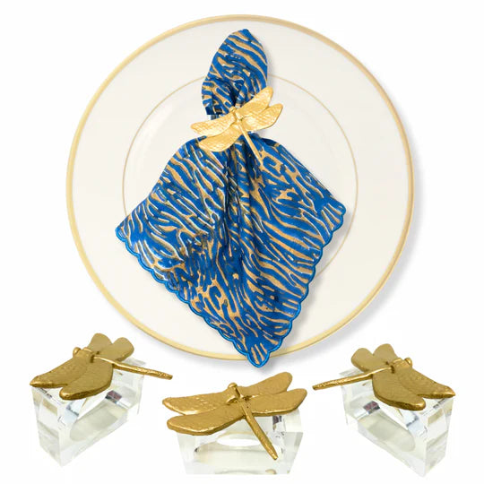 Southern Tribute Dragonfly Napkin Rings