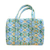 ENGLISH GARDEN BLUE TRAVEL DUFFLE BAG
