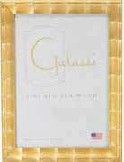 Gold picture frame with 'Galassi' branding on a white background
