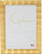 Gold picture frame with 'Galassi' branding on a white background
