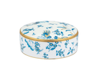 Ginori 1735 Oro Di Doccia ROUND TRINKET BOX_ TURCHESE. Ji Ondori rooster. "Ginori 1735 Is Luxury Tableware Brand And Also Great For Designer Home Gifts"