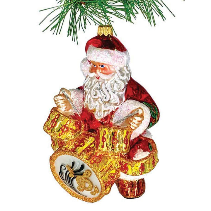 Kringle Concert Is A 6 Inch Holiday Ornament. Who Knew Santa Was Musical On Top Of Everything Else.