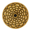 Gold with Black Enamel