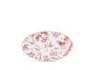  Decorative Pickle Dish plate with floral Megenta Ji Ondori rooster pattern on a white background. "Ginori 1735 Is Luxury Tableware And A Great Designer Home Gifts"