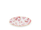  Decorative Pickle Dish plate with floral Megenta Ji Ondori rooster pattern on a white background. "Ginori 1735 Is Luxury Tableware And A Great Designer Home Gifts"