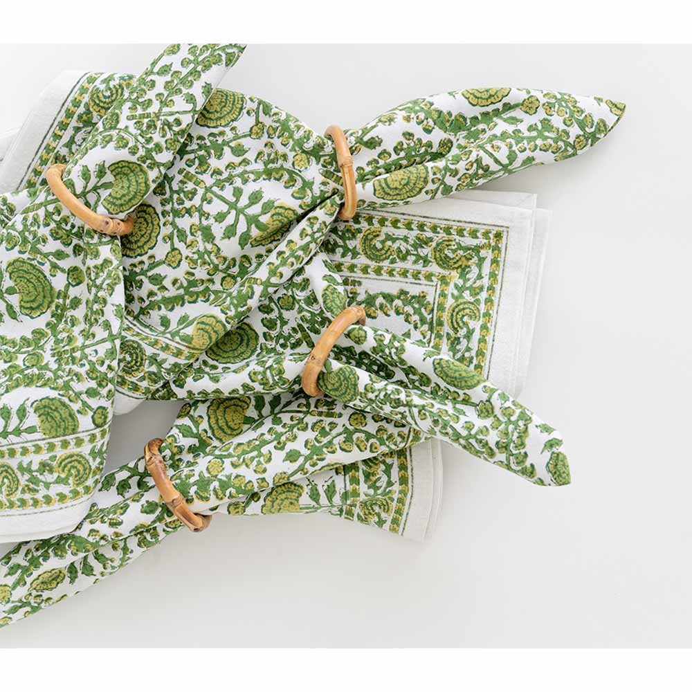 Pomegranate Bamboo Napkin Ring