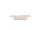  Decorative Vide Poche/Change Tray with floral Megenta Ji Ondori rooster pattern on a white background. "Ginori 1735 Is Luxury Tableware And A Great Designer Home Gifts"