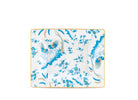  Decorative Vide Poche/Change Tray with floral Turchese Ji Ondori rooster pattern on a white background. "Ginori 1735 Is Luxury Tableware And A Great Designer Home Gifts"