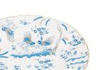 Oro Di Doccia Turquoise DESSERT PLATE  Decorative Dessert plate with floral Turquoise Ji Ondori rooster pattern on a white background. "Ginori 1735 Is Luxury Tableware And A Great Designer Home Gifts"