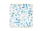 A square-shaped porcelain VIDE POCHE poche dish with a floral pattern and Blue accents, featuring the Ginori brand logo. Ji Ondori rooster "Ginori 1735 Is Luxury Tableware Brand And Also Great For Designer Home Gifts"