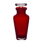 The Scarlet Barware introductions are beautiful jewel colored pieces adding amazing drama to your Bar. An amazingly handsome and sophisticated Cocktail Shaker in our new Scarlet color. It is hand-blown with the color melted throughout the piece. The stopper is clear as is the base. It is a real show-stopper when it is “shaken” !