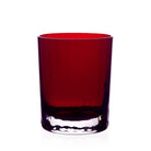 The Scarlet Barware introductions are beautiful jewel colored pieces adding amazing drama to your Bar.    

A simple and classic Tumbler that comes alive with it’s beautiful scarlet color in the body and clear base. Useful, sophisticated and beautifully hand-made.