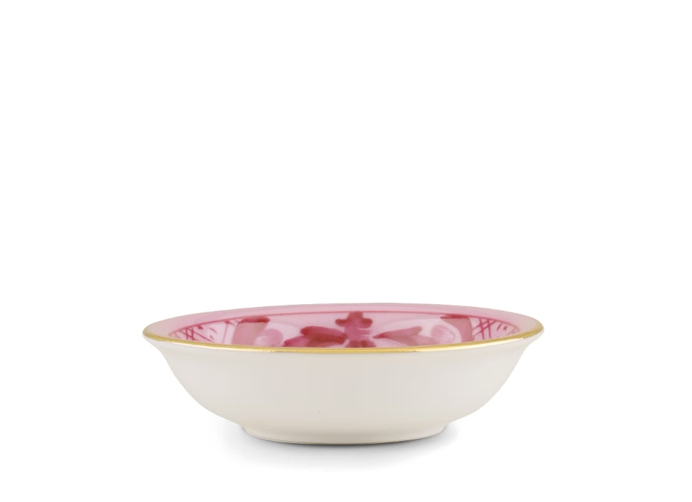 This remarkable Porpora (Purple with gold rim) cup isn't just a vessel for soy sauce; it's a portal to history and artistry, a charming addition to your dining experience.