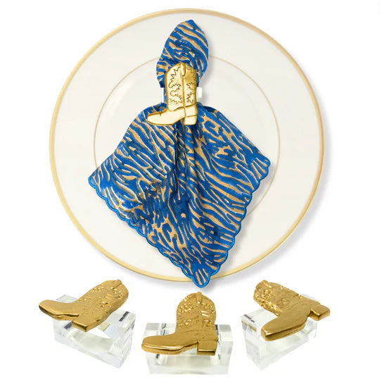 Cowboy Boot Napkin Ring – The Purple Finch Home Collection