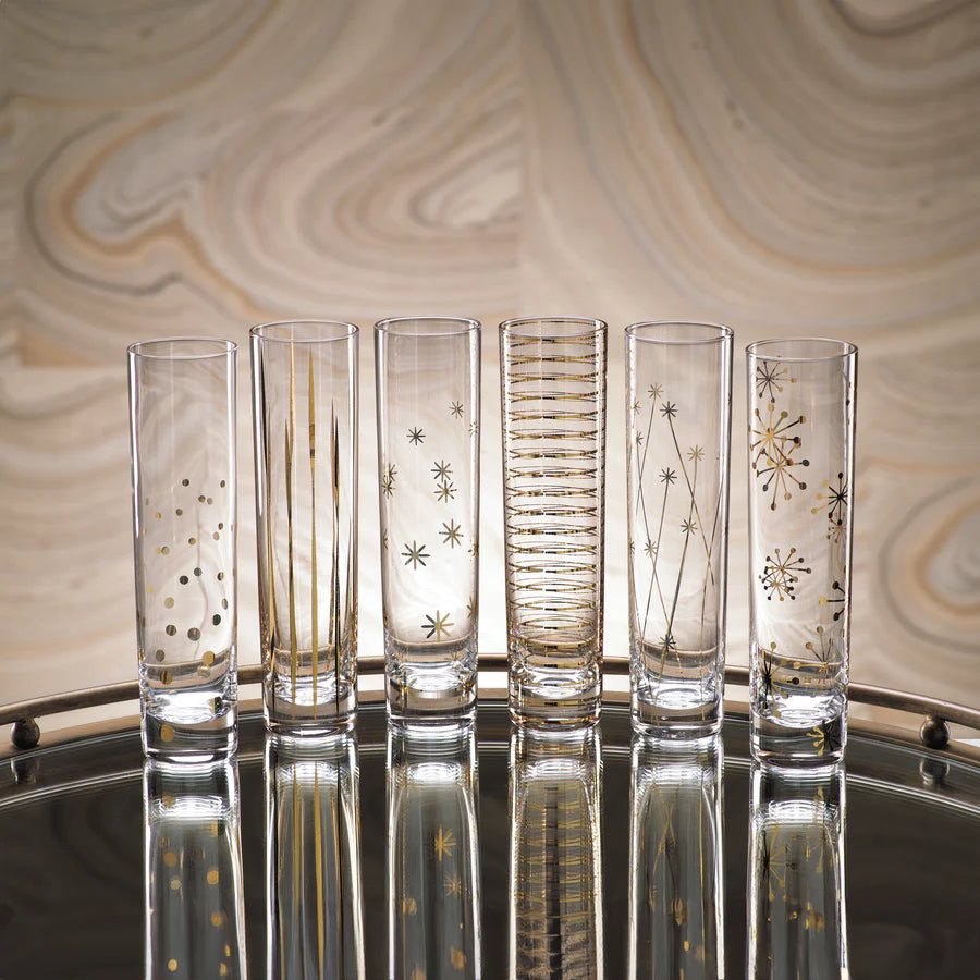 Zodax La Fete Champagne Flutes