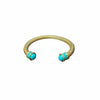 turquoise gold / Torque